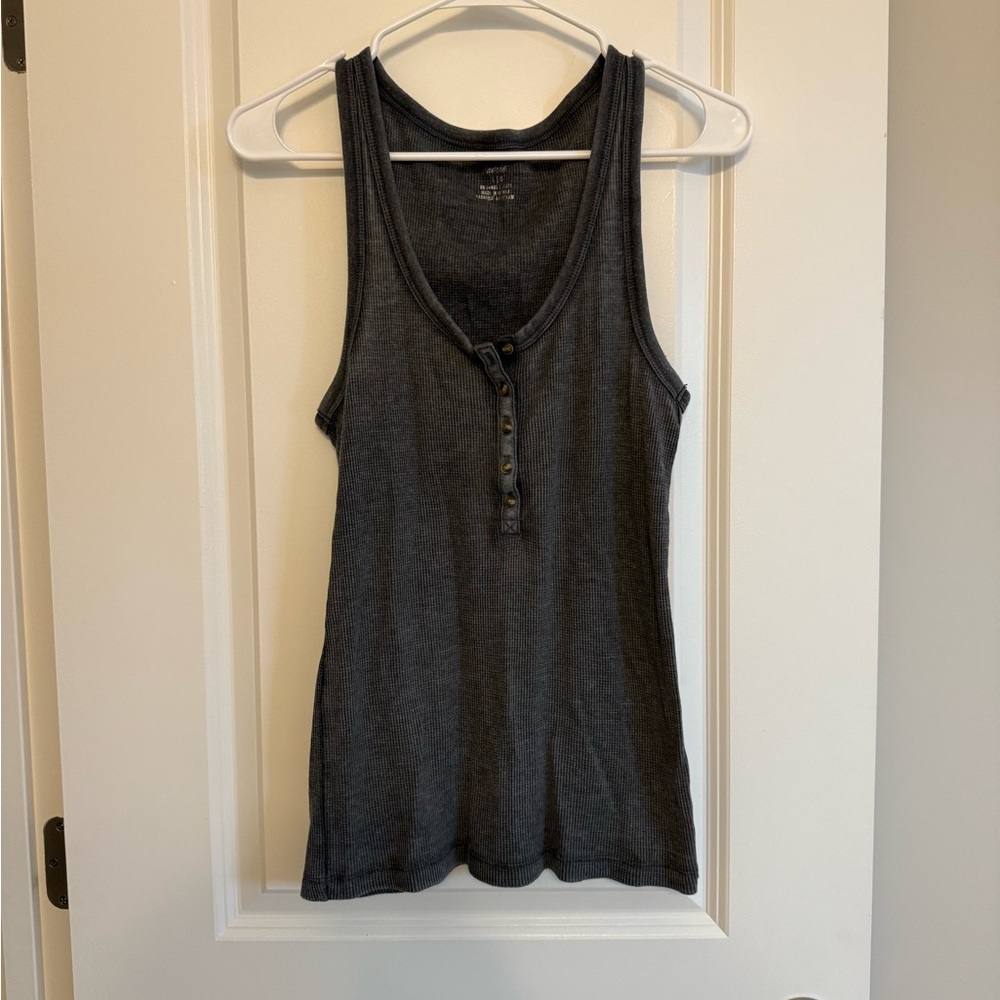 Aerie tank - charcoal gray